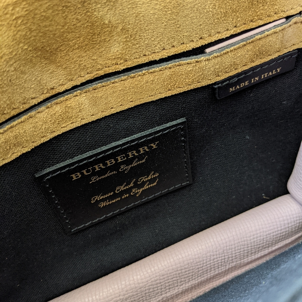 Burberry Small Macken House Check Crossbody Pink - Picture 3 of 3